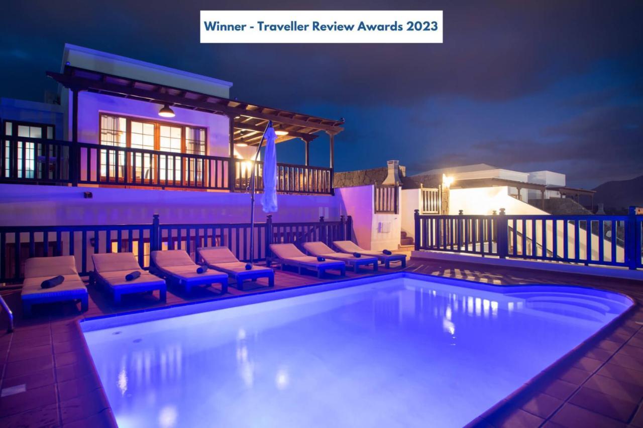 Villa Vista Rey - 6 Bedroom - Heated Pool - Amazing Views - Pool Table - Vista Lobos - Playa Blanca Eksteriør billede